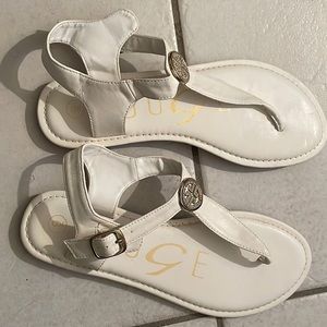 Brand new White Rouge Sandals